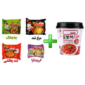 پک vip غذایی کره ای